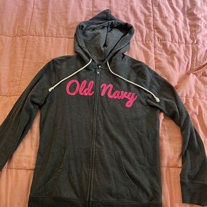 Full zip, light weight Old Navy hoodie